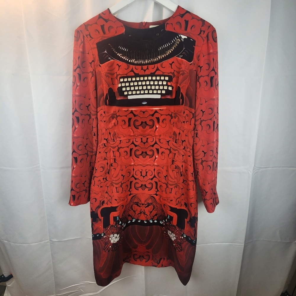 Mary Katrantzou silk dress size 8(12UK) in VGUC - Picture 3 of 14